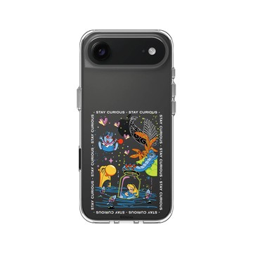 iPhone Air Clear Case（相機按鈕） 透明 - 迪士尼-經典系列 Disney Classics - 愛麗絲夢遊仙境 Alice in Wonderland - Stay Curious