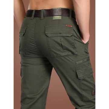 工裝褲男直筒寬松休閑長褲男士褲子春秋款大碼男褲2025年春季新款