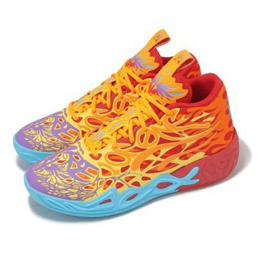 Puma 籃球鞋 MB 04 Phoenix 男鞋 紅 橘 火鳳凰 LaMelo Ball 31130801