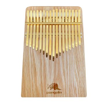 【音樂城市】Pangolin 紅橡木 板式卡林巴琴/金色鋼片/拇指琴/Kalimba 入門推薦
