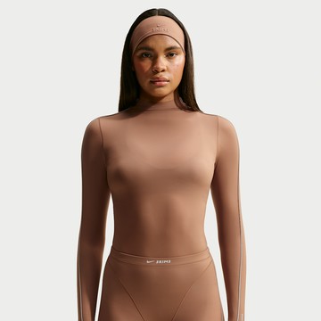 NikeSKIMS Weightless Women's Mock-Neck Long-Sleeve Top