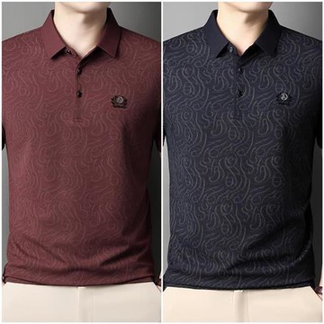【巴黎精品】現貨+預購 夏季短袖上衣男襯衫高爾夫球衫短袖T恤時尚百搭翻領上衣-薄款男POLO衫7色a1jw19