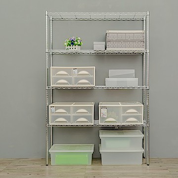 dayneeds 輕型 120x35x180cm 四層電鍍(鎖管)鐵架 波浪架/收納架/置物架