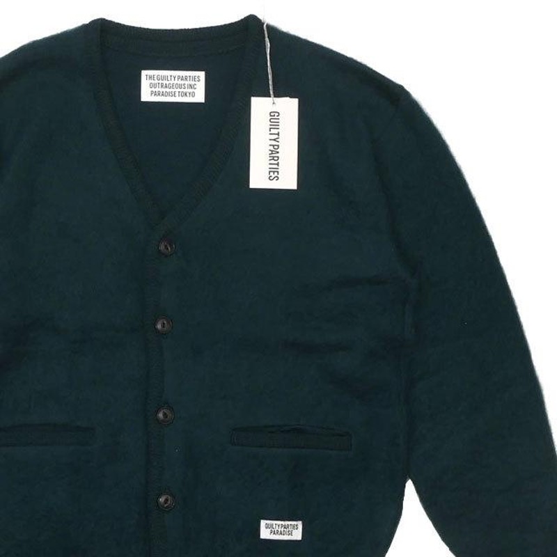 新品 ワコマリア WACKO MARIA MOHAIR CARDIGAN モヘア カーディガン GREEN グリーン Sサイズ  410420540035 (TOPS) | LINEブランドカタログ