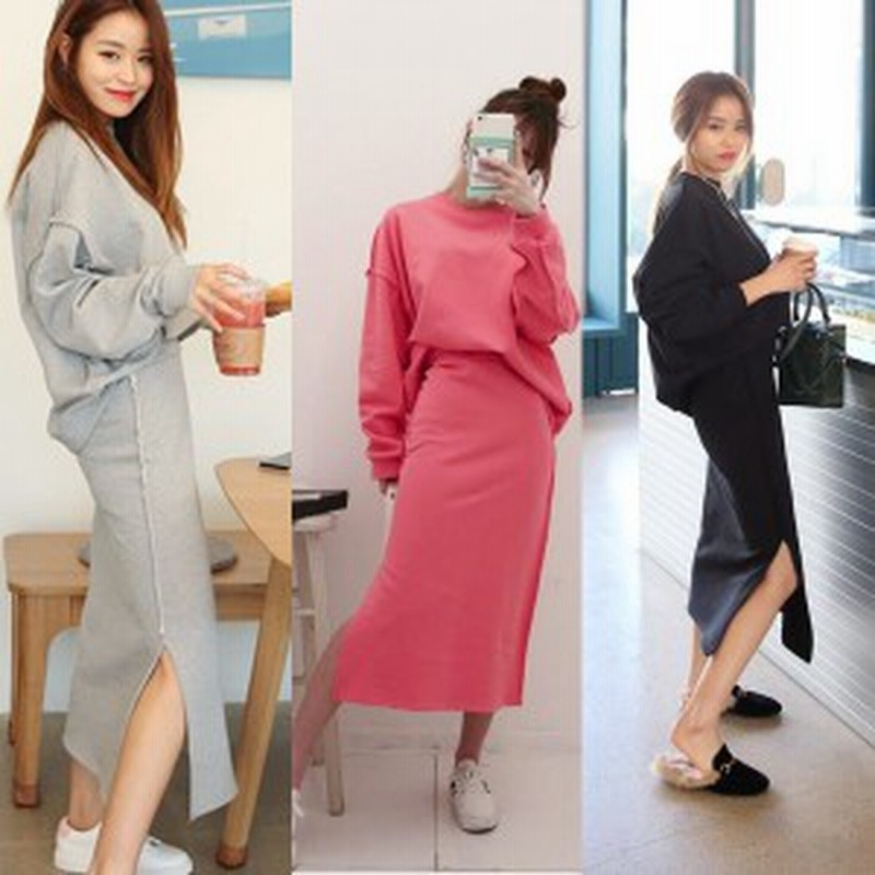 スウェット セットアップ レディース スカート 秋 韓国 ファッション 秋服 レディース おしゃれ スウェット 上下レディースセットアップ 通販 Lineポイント最大1 0 Get Lineショッピング