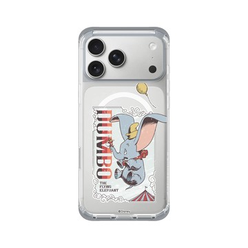 iPhone 17 Pro Max ClearX (MagSafe 兼容) 霜透灰 - 迪士尼-經典系列 Disney Classics - 小飛象與彩色氣球