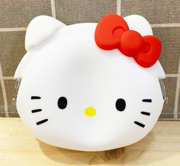 【震撼精品百貨】Hello Kitty_凱蒂貓-三麗鷗 Hello Kitty日本SANRIO三麗鷗KITTY日本矽膠造型零錢包-紅*78019