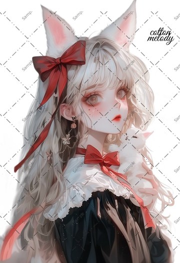 原創貼紙 no.756 人物貼紙 原創貼紙 女孩貼紙 原創人物貼紙