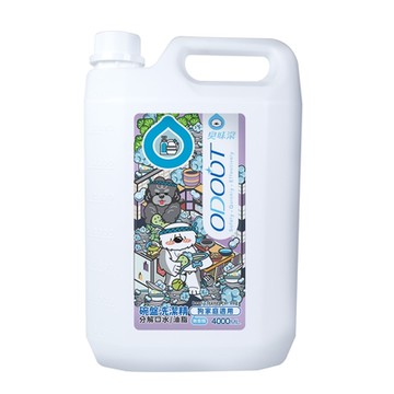 ODOOT臭味滾 碗盤洗潔精 (狗/貓家庭適用) 4000ml