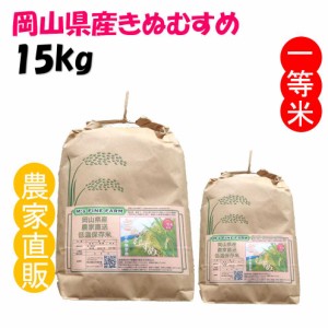 精米 きぬむすめ 令和5年産 農家直詰 お米 (15kg)