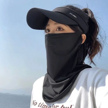 透氣孔 冰絲防曬面罩《台灣出貨》男女防曬面罩 防曬口罩 冰絲面罩 抗UV防曬口罩 遮陽口罩 護眼角防曬口罩 防紫外線口罩