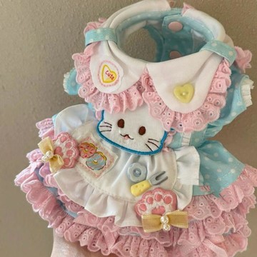 💕在臺出貨🔥可愛狗狗衣服夏季連衣裙子約克夏小型犬比熊泰迪寵物春夏薄款