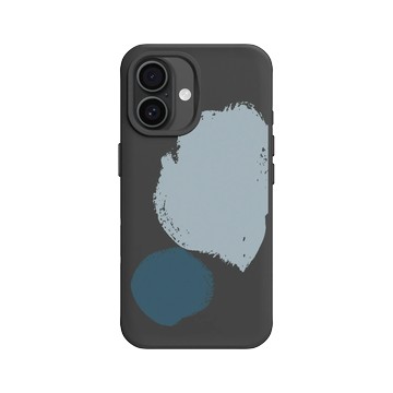 iPhone 16 SolidX 黑 - Blob / 一團一團 - 蔚藍海沫