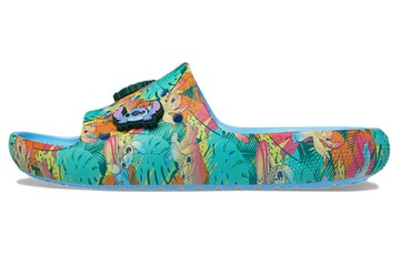 CROCS X DISNEY STITCH CLASSIC SLIDES BLUE MULTI