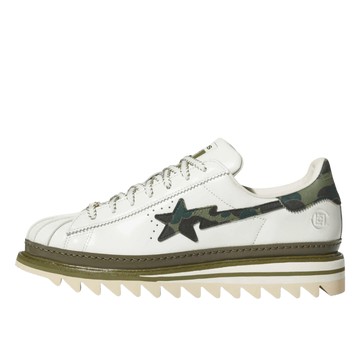 SUPERSTAR CLOT BY EDISON CHEN X BAPE OFF WHITE