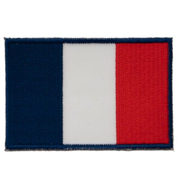 法國 熨斗刺繡章 布藝繡片貼 繡片貼 背膠補丁 電繡袖標 肩章 地標 國家