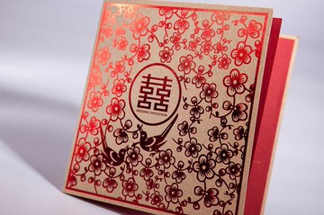 連理交枝 喜帖樣本