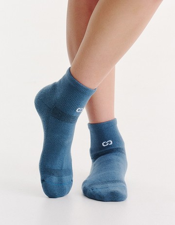 Daily Basic氣墊襪- 藍