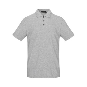 (免運)羅茜奧新疆棉舒適易打理透氣時尚夏灰色LOZIO男裝POLO休閑短袖T恤