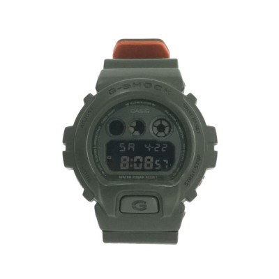 CASIO◇クォーツ腕時計・G-SHOCK/デジタル/ラバー/BLK/KHK 