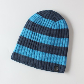 單秋冬季男士帽子戶外運動保暖帽加絨加厚滑雪護耳帽毛線帽男1入