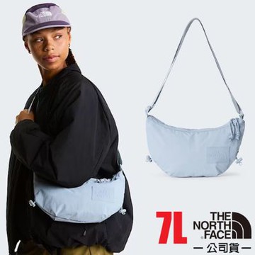 【The North Face】多功能日用單肩隨身側背包7L.護照證件包/ 81DS-FM2 霜灰