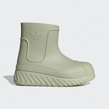 Adidas Adifom Superstar Boot W [IE0387] 女 雨鞋 雨靴 防水 厚底 休閒 灰綠