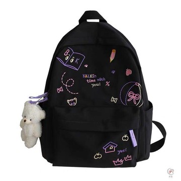 ✨ 卿選好物 ✨韓版ulzzang少女心刺繡女學生可愛雙肩包日系軟妹ins高中生書包