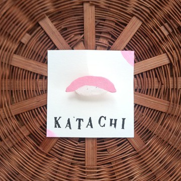 胸針 鮪魚壽司 壽司 握壽司 中腹鮪魚 手繪 獨一無二