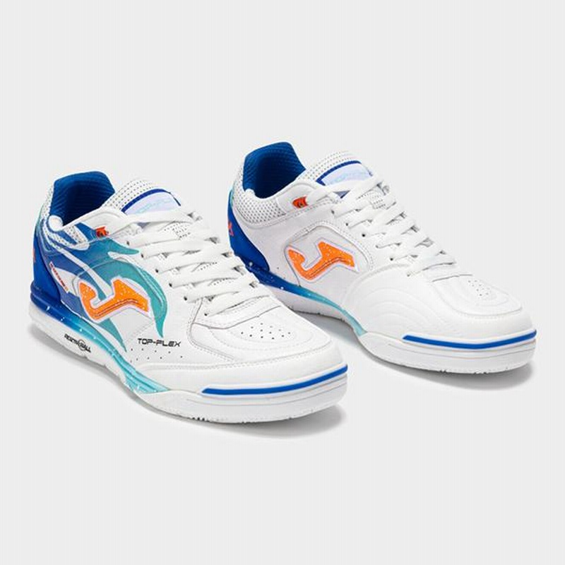 ホマ トップフレックス リバウンド 2576 WHITE BLUE INDOOR 大人