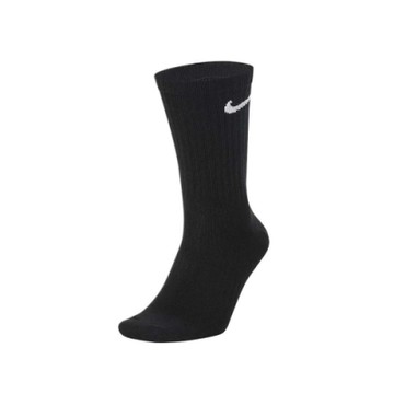 NIKE 三入運動長襪 黑白