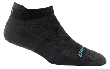 ├登山樂┤美國Darn Tough 女跑步自行車Coolmax透氣襪 超薄 黑 #DT1765(終身保固)