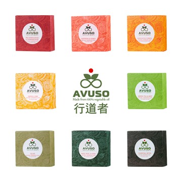 【AVUSO行道者】手工皂★紅檀香乳香／藏紅花蜂蜜／檀香薑黃萃／苦橙花橄欖／綠茶薄荷薈／橄欖油維生／苦楝羅勒蜂蜜／活炭燭果脂