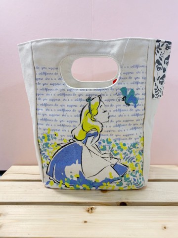 【震撼精品百貨】Disney 迪士尼~迪士尼 DISNEY 愛麗絲 ALICE手提袋-花#24373
