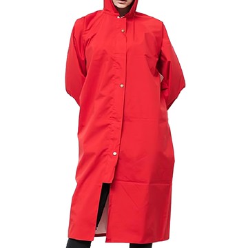 超輕量風衣式時尚風雨衣 450g  顏色隨機  F