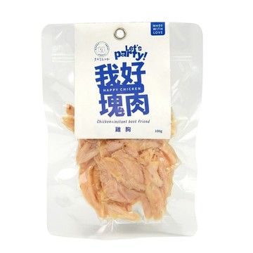 黑皮零食派對 我好塊肉-雞胸 100g 無骨