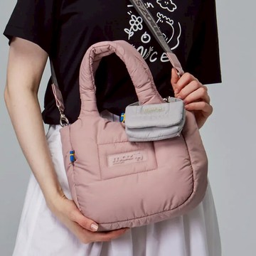 【MOZ瑞典駝鹿】Light 空氣 雲朵包(霧粉)中