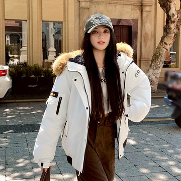 【ⓇⒺⓃⒶ 現貨每天出】韓系張員瑛同款工裝外套/連帽外套/短版外套/純棉外套【R22049】