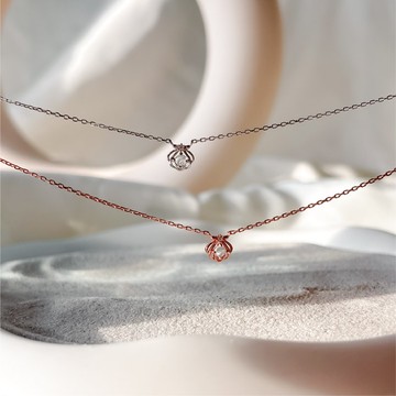 月光石【 海洋的月光 】s925純銀項鍊  || 獨家開版