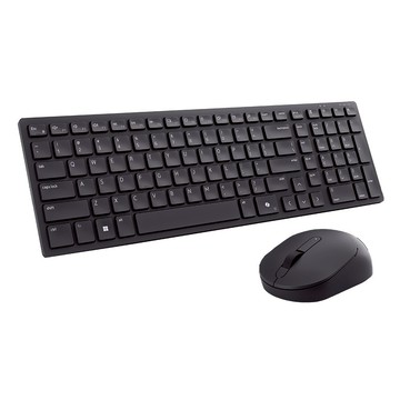 【戴爾 Dell】Dell Pro 戴爾精巧型靜音鍵盤與滑鼠組合 - KM555(雙模式連線 靜音按鍵 使用舒適)