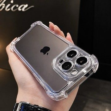 冰盾 四角 壓克力 透明 iPhone 17 Pro max 手機殼 16 15 14 13 12 11 防摔殼 蘋果