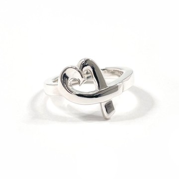 【日本直送 中古美品】12 號 蒂芙尼 TIFFANY&Co. 戒指 Loving Heart Paloma Picasso 銀 925 飾品