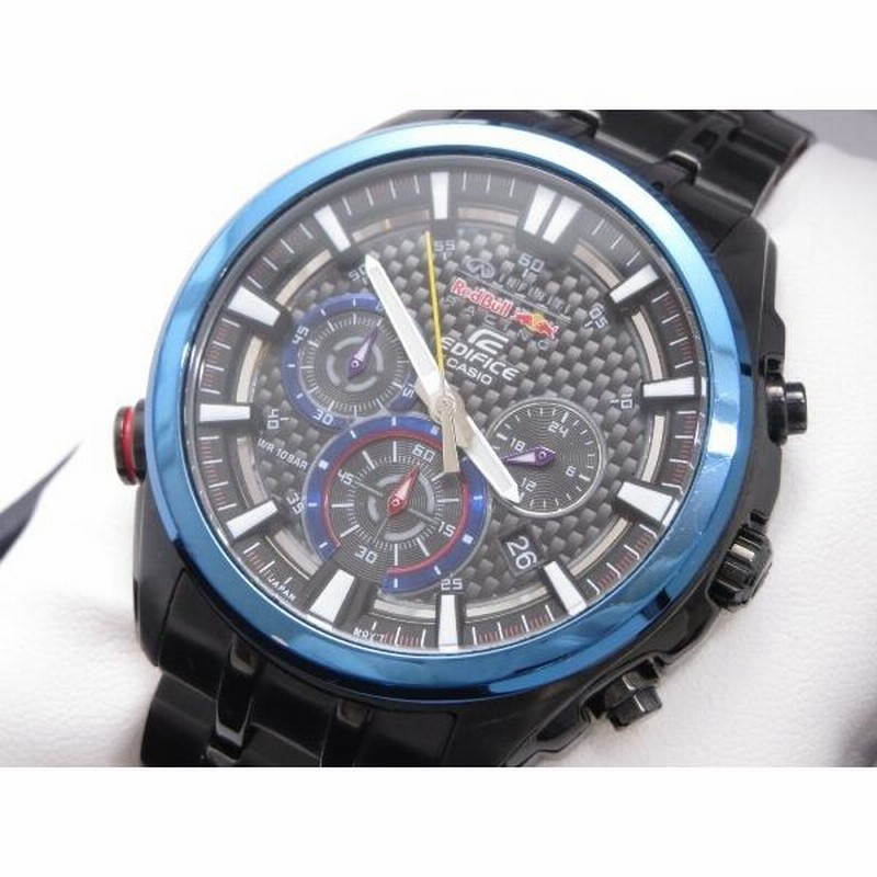 CASIO EDIFICE Red Bull レッドブル EFR-537RBK-1AJR限定コラボ カシオ エディフィス 時計  クロノグラフ【中古】30004389 | LINEブランドカタログ