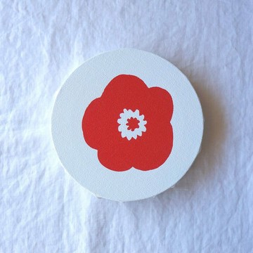 「一粒 poppy ( red ) 」畫板
