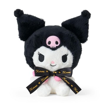 【震撼精品百貨】酷洛米_Kuromi~Sanrio 日本SANRIO三麗鷗 酷洛米角色大賞絨毛娃娃-緞帶*74740