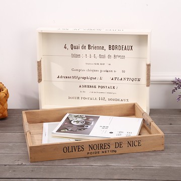 日式簡約多肉托盤北歐茶幾茶盤長方形創意歐式放杯子的家用水果盤