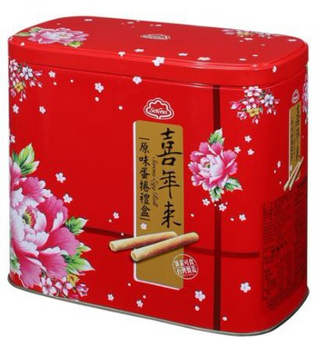 喜年來原味蛋捲禮盒512g（4支×8包入）