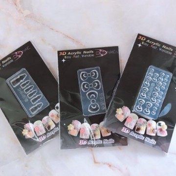 【現貨】美甲 3D軟模 造型立體軟模 鯛魚燒 軟模 蝴蝶結 小熊軟糖 矽膠模具 diy軟模 滴膠軟模 凝膠模具 凝膠
