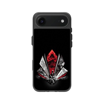 iPhone Air Clear (相機按鈕) 酷墨灰 - Assassin's Creed - Legacy Red