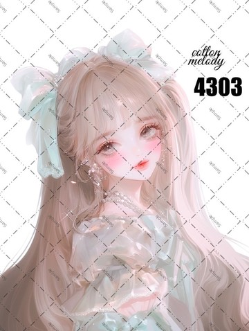 original sticker no.4303 人物貼紙 原創貼紙 原創人物貼紙 裝飾貼紙 cotton melody